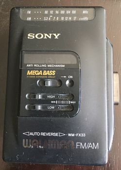 SONY Walkman cassette player Radio
