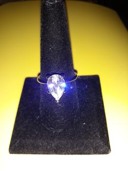 Beautiful 4ct. Crystal Engagement ring