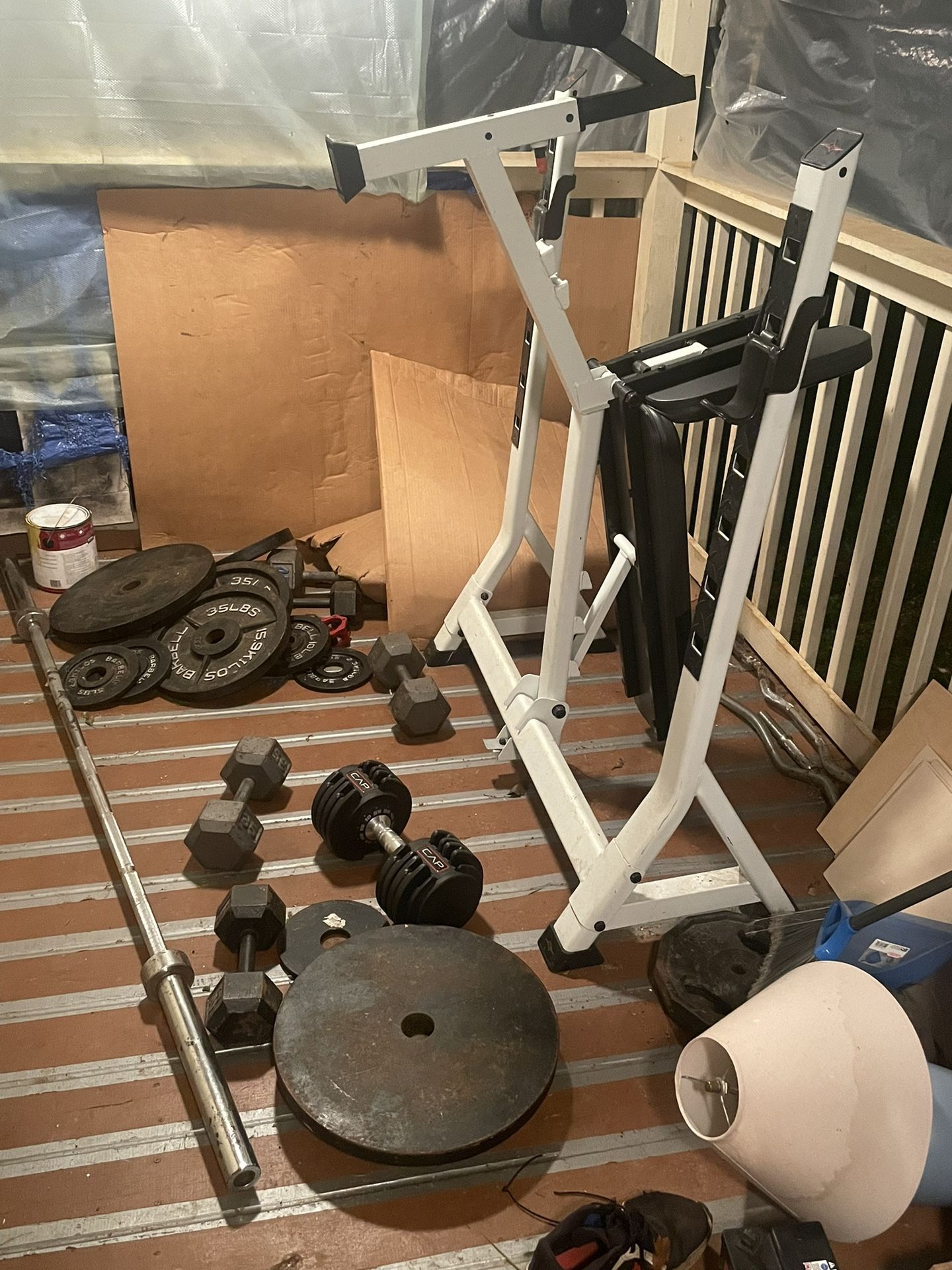 Weights And Bench Press