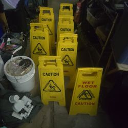 CAUTION WET FLOOR A-frame Signs