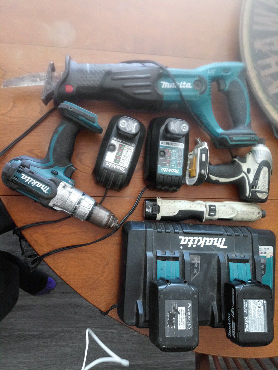 Makita drill,saw and screwdriver all wireless re chargable