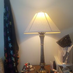 Tall Victorian Industrial Table Lamp