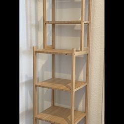 Ikea Bamboo Standing Shelf