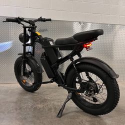 750W Dual Battery 30ah, E-Bike, 32mph With Carry pack Incl, Full Suspension, Disc Brakes 