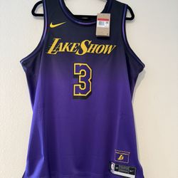 Nike Lakers Anthony Davis Basketball Jersey Size Large Men New 