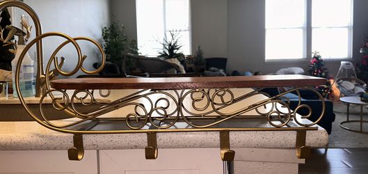 Sled Stocking Hanger