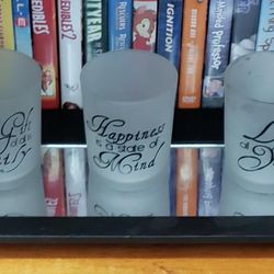 Candle Holders with Tray