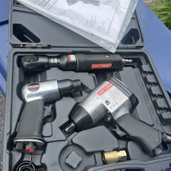 Craftsman Air Tools Set With Case