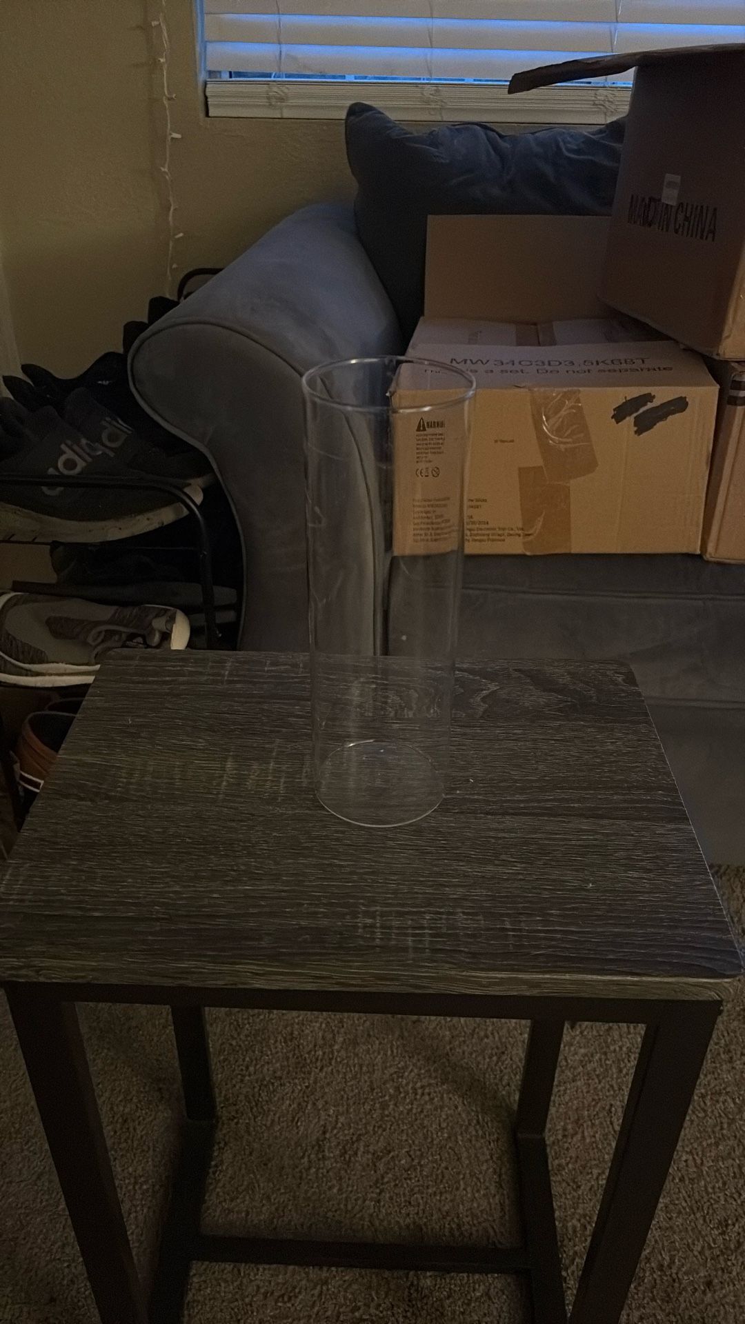 12 Tall Cylindrical Glass Vases - Perfect for Centerpieces