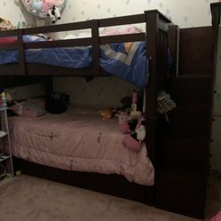 Bunk Bed With Stairs And Storage