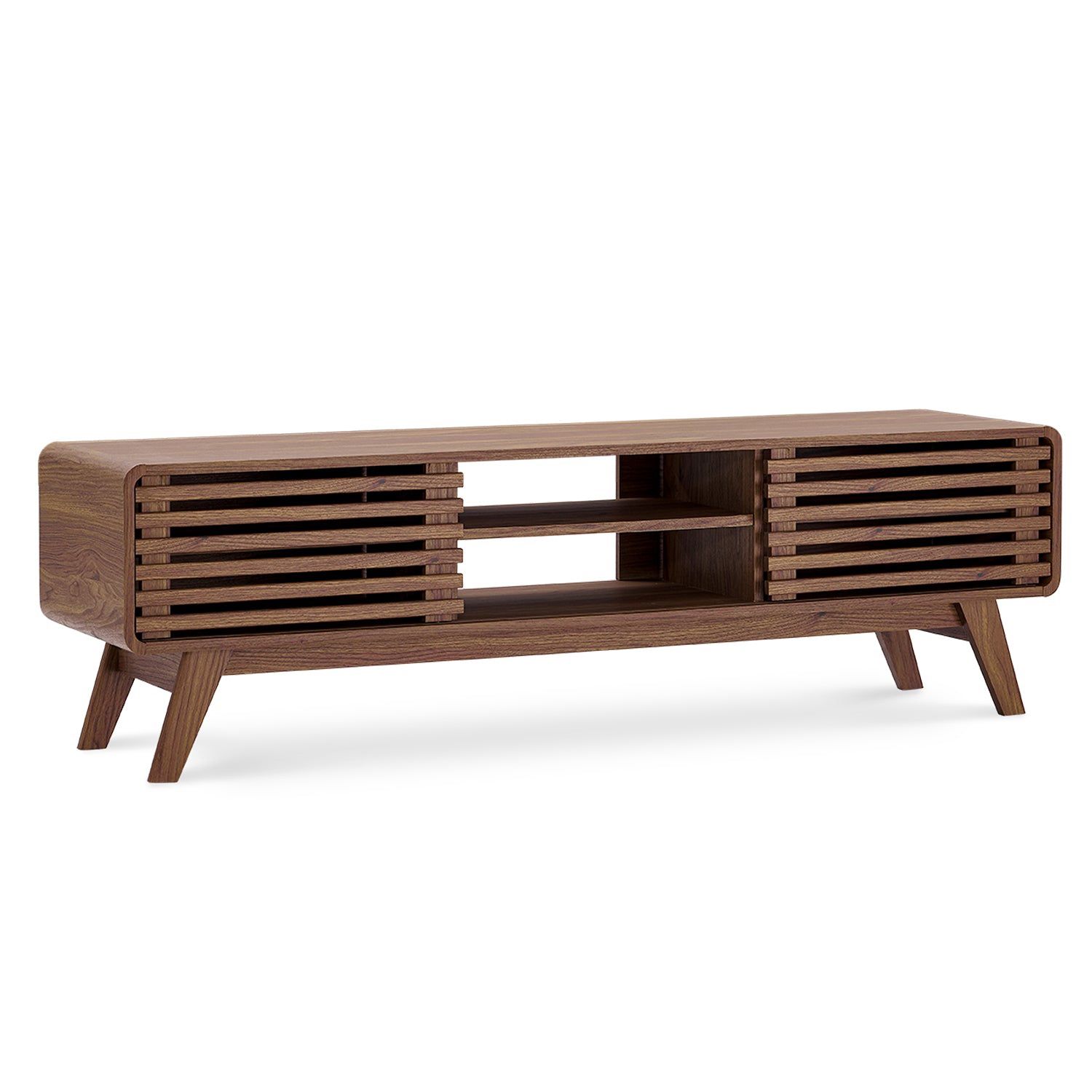 Ensley TV Stand, Mid Century Modern for 55/60/65 inch TV, Farmhouse TV Stand, Entertainment Center w