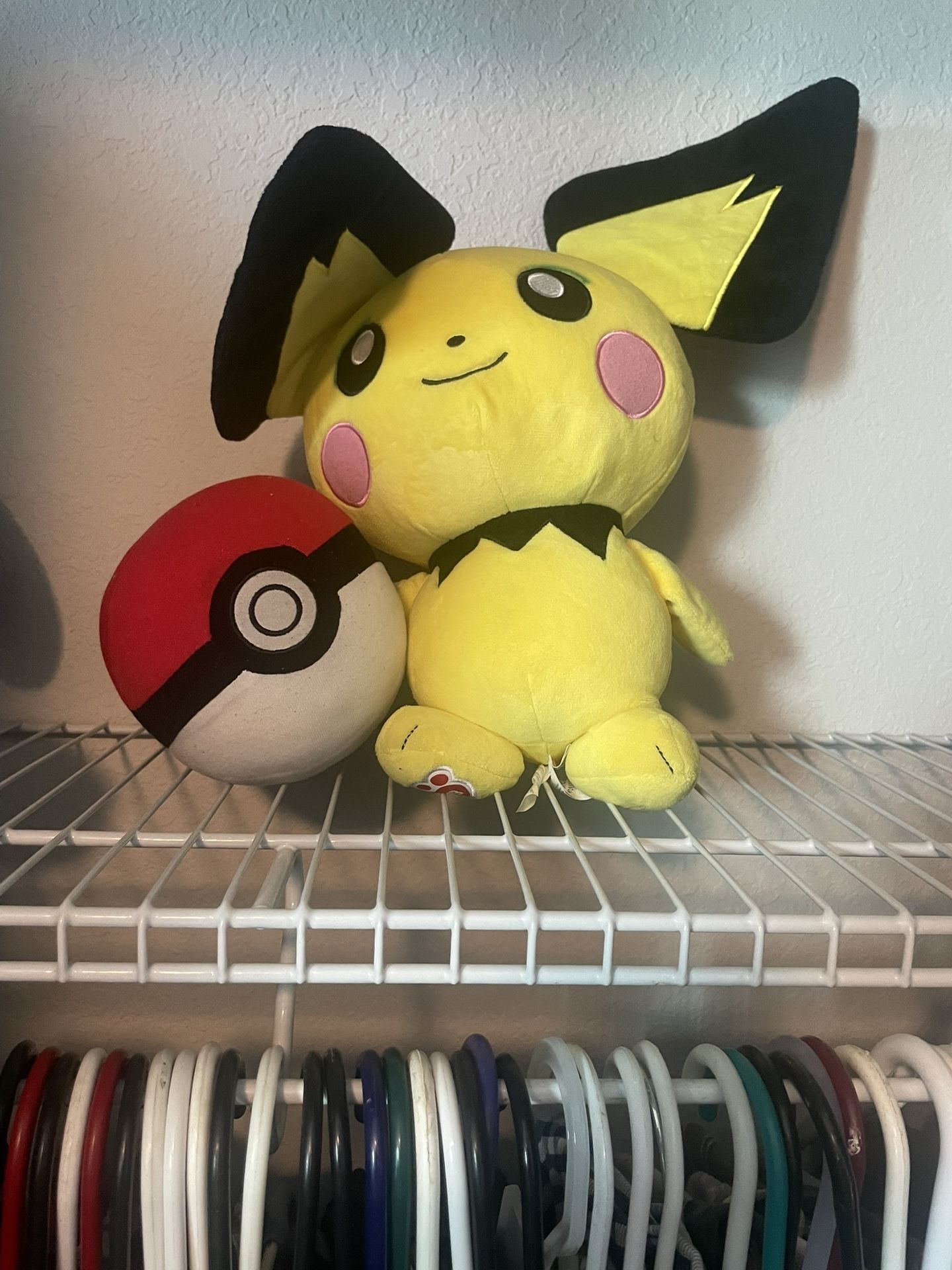 Build A Bear Pichu And Plush Pokeball