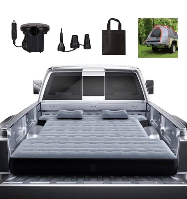 Air mattress for truck bed for camping