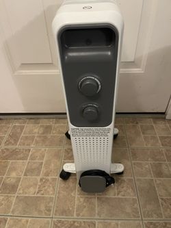White Floor Space Heater