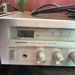 Vintage Pioneer Stereo Receiver SX-3400 