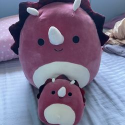 Red Dinosaur Squish mallow 