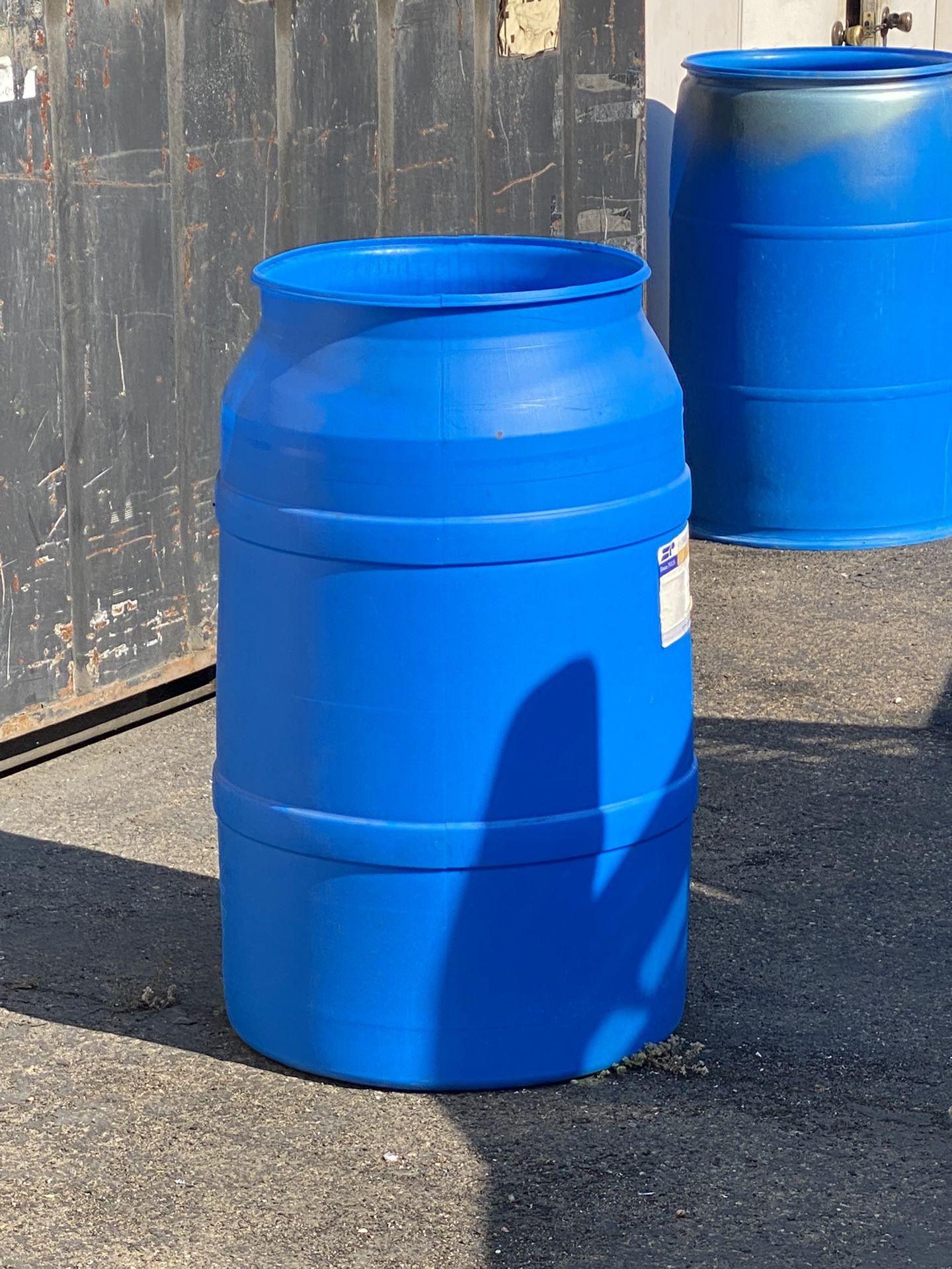 55Gal Plastic Drum Empty