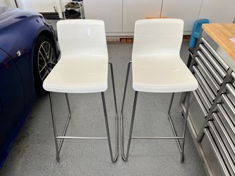 Set of 2, IKEA GLENN Bar Stools Chairs, 30" Seat Height Version