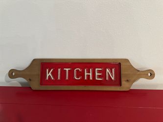 Kitchen wall sign