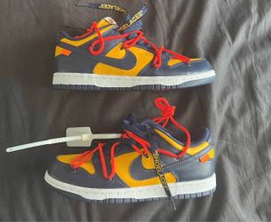 Off White x Dunk Low University Gold