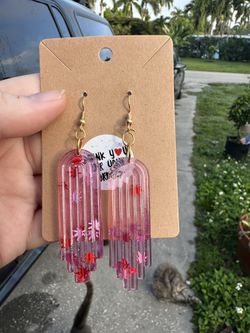 Low key 420 Valentine Day Earrings 