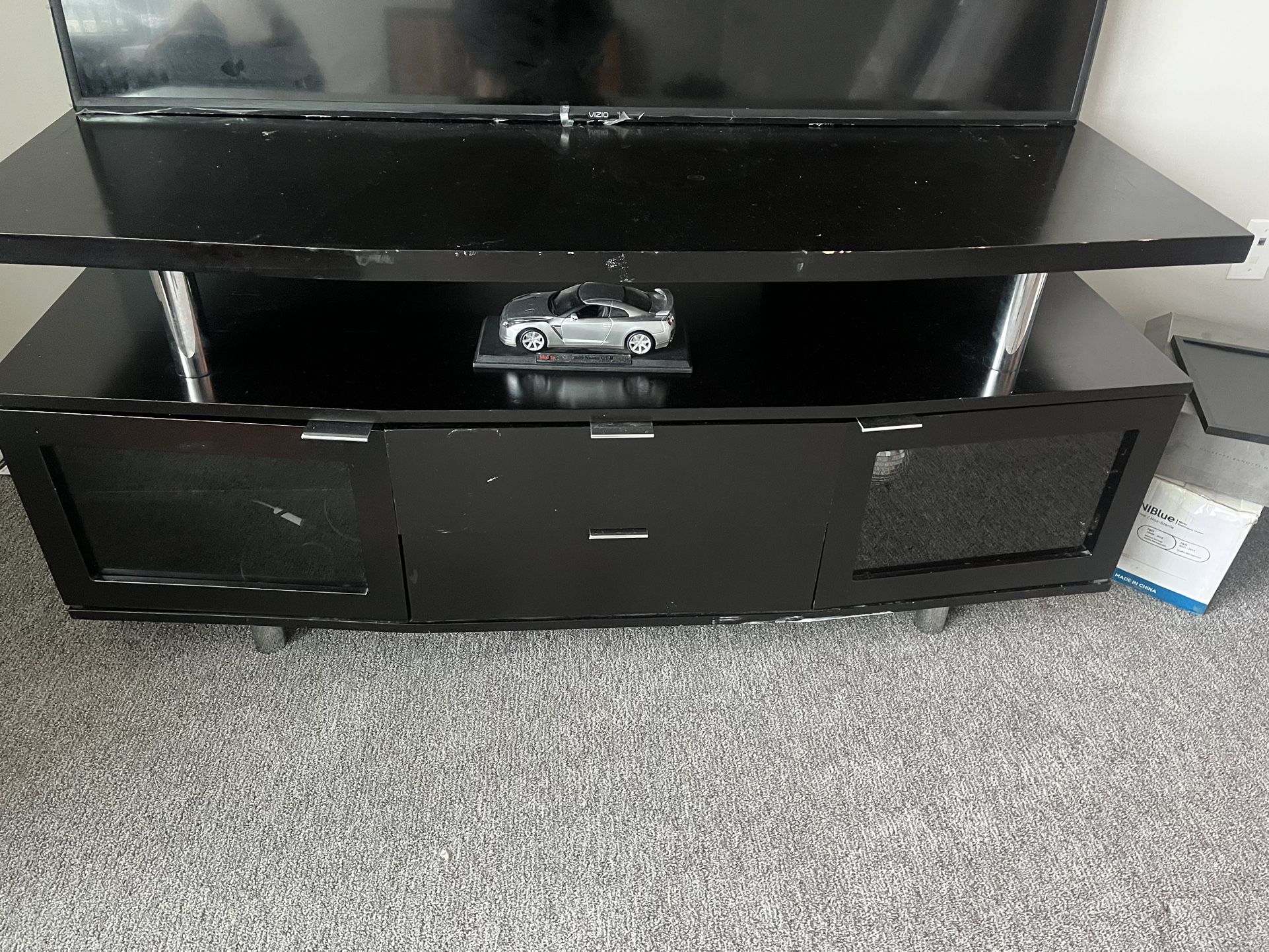 Black TV Stand