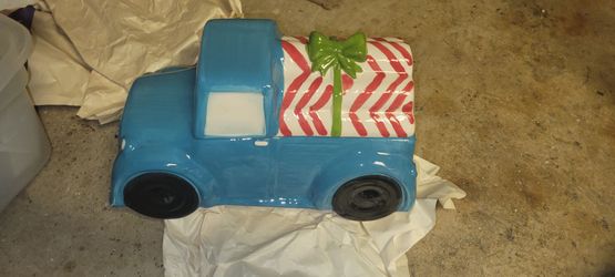 New Holiday Ceramic Goodies Cookie Truck From World Market