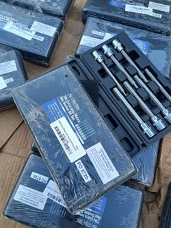 7pc Extra Long Metric Hex Bit Set 