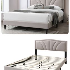 NEW QUEEN BEDFRAME WITH MATTRESS INCLUDED