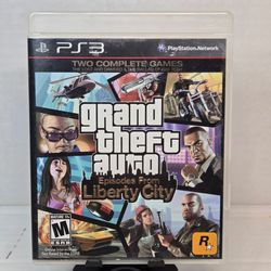 GTA IV Episodes From Liberty City PS3 PlayStation 3 Complete w/ Manual