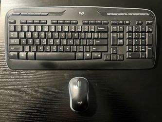 Logitech MK330 Wireless Keyboard & M185 Mouse Combo – Black / Dark Grey