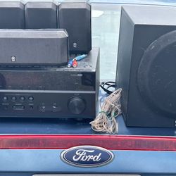 yamaha surround sound system model rx-v385