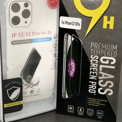 iPhone 12 / 12 Pro Case + Screen Protector