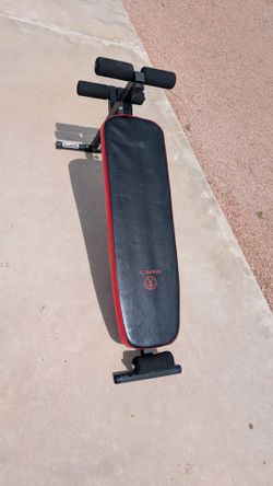Marcy Folding Utility Bench w/ Headrest - paid $150 plus tax