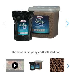 The Pond Guy Spring and Fall Fish Food -40 lbs.