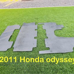 2011 Honda Odyssey Custom Mats ( Tan Color/ heavy duty)