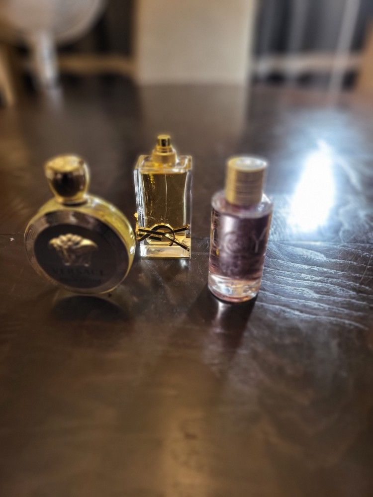 Designer Perfumes collections. Price each $
Available for sale.
Authentic! [ YSL, Versace, JOY(Dior)