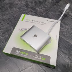USB-C to 4K Dual HDMI Mac Adapter