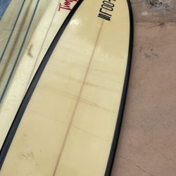 Vintage Wave Tools Longboard Surfboard 