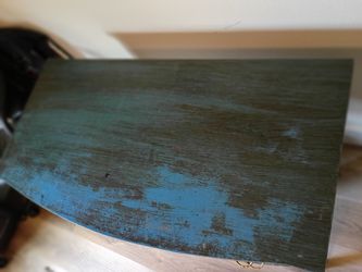 Blue Wooden Desk