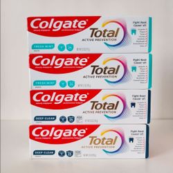 4 Colgate Toothpaste 3.3oz