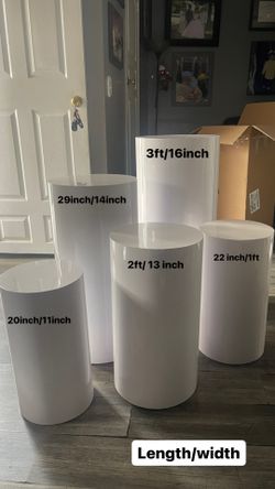 Cylinder Stands Cake Table Stands