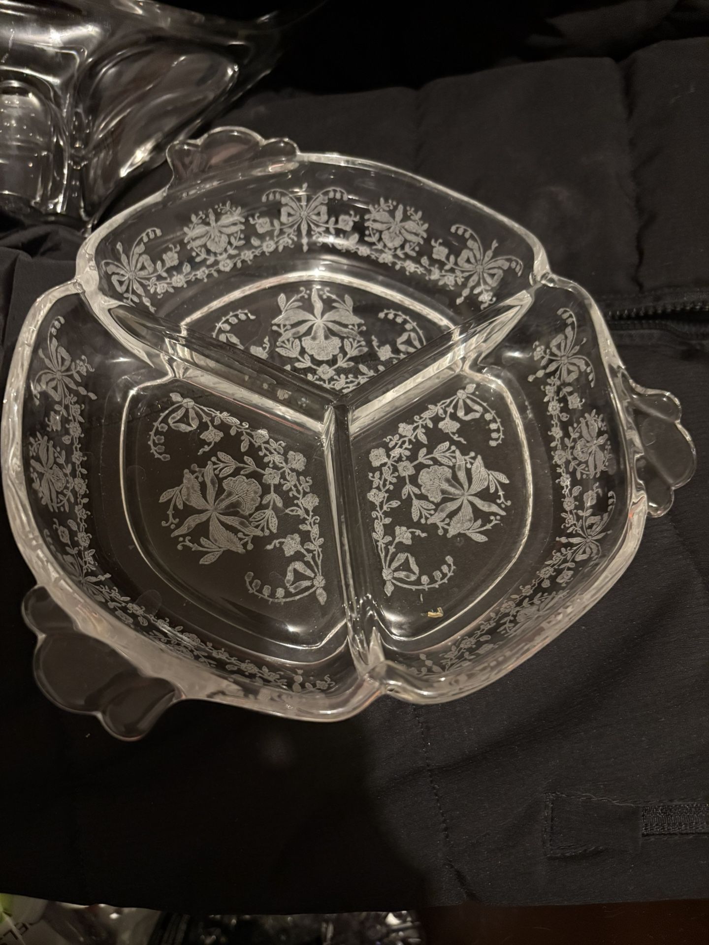 Vintage 3 Divider Plate