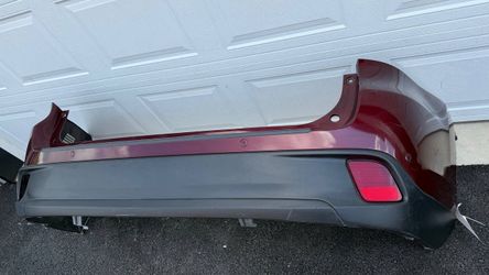 RED TOYOTA HIGHLANDER 2014 2019 REAR BUMPER 2015 2016 2017 2018