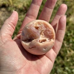 Pink Opal Sphere, Crystals, Rocks, Minerals 