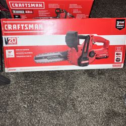 CRAFTSMAN V20 20-volt Max 10-in Battery 2 Ah Chainsaw (Battery and Charger Included)