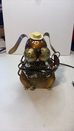 Antique desktop dog fan