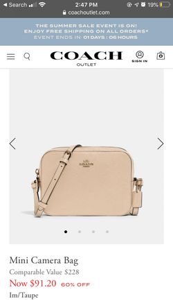 coach mini bag