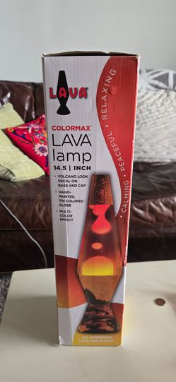Lava lamp red