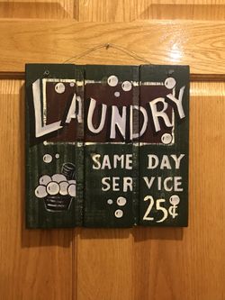 Laundry Room Wall Plaque